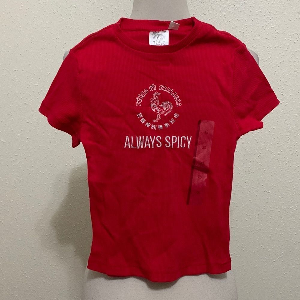 3for$20 NWT juniors cropped  always spicy shirt select your size